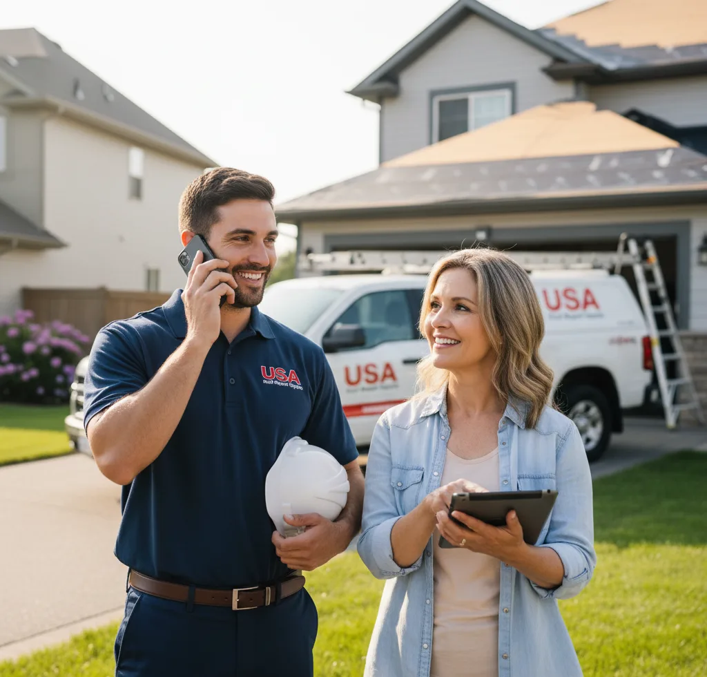 USA Roof Repair Experts customer support in Obetz